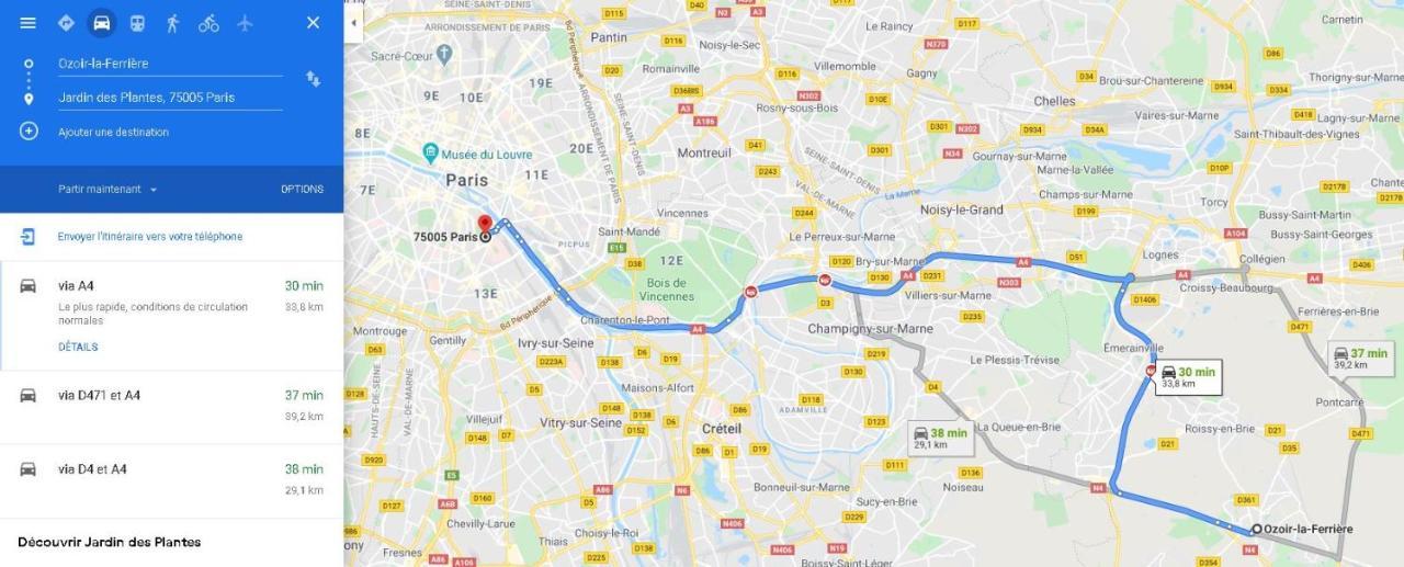 Tres Beau Studio Proche De Disneyland Et De Paris Apartment Ozoir-la-Ferriere Luaran gambar
